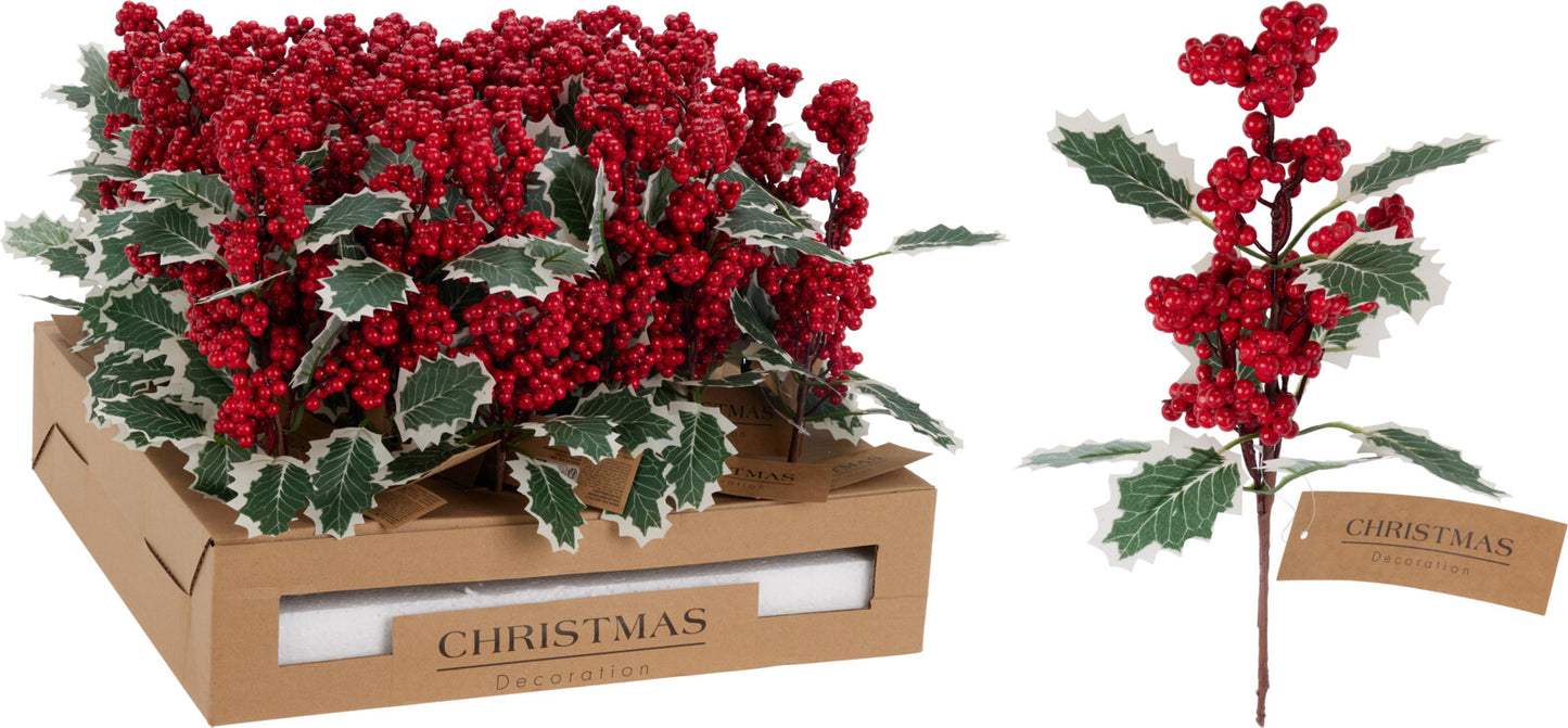 Ramo con Bacche Rosse 30 cm (cod. MT1001000)