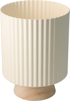 Vaso in Metallo a Righe – 18 × 23 cm – cod. NB1510900/10