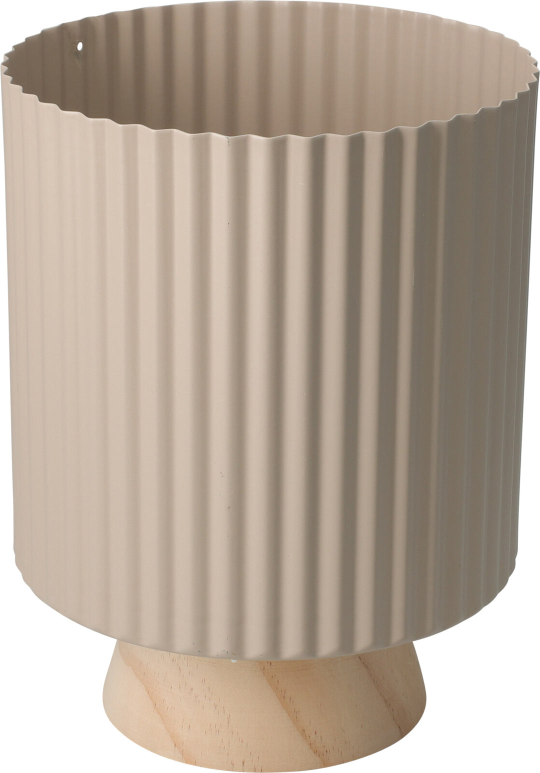 Vaso in Metallo a Righe – 18 × 23 cm – cod. NB1510900/10