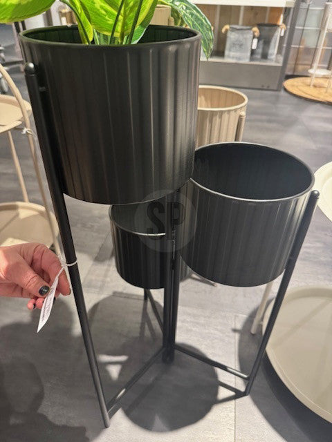 Supporto in Metallo per 3 Vasi cod. NB1510930/40/50