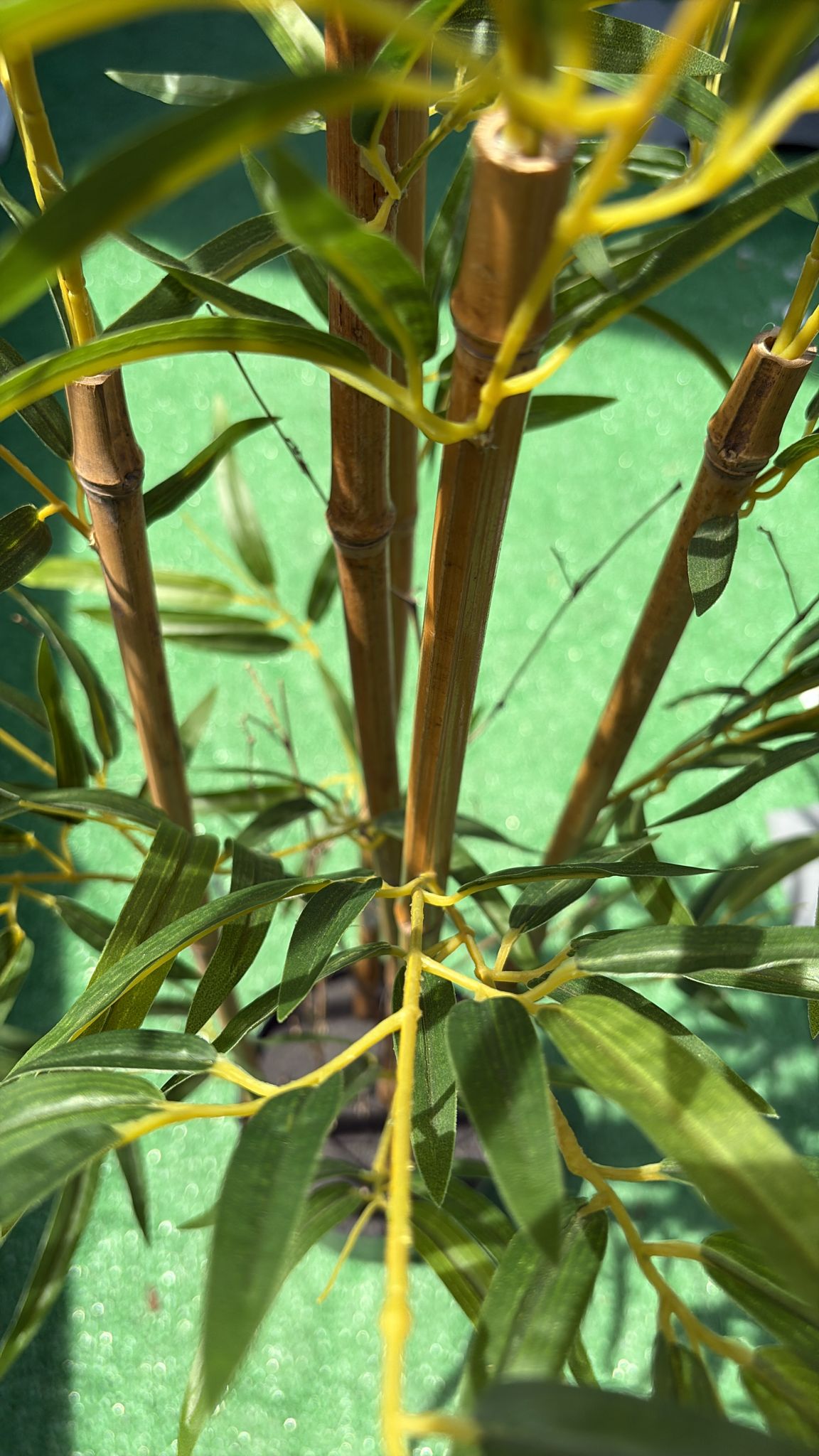 Pianta Bamboo Artificiale x5 Fusti con Vaso 120 cm