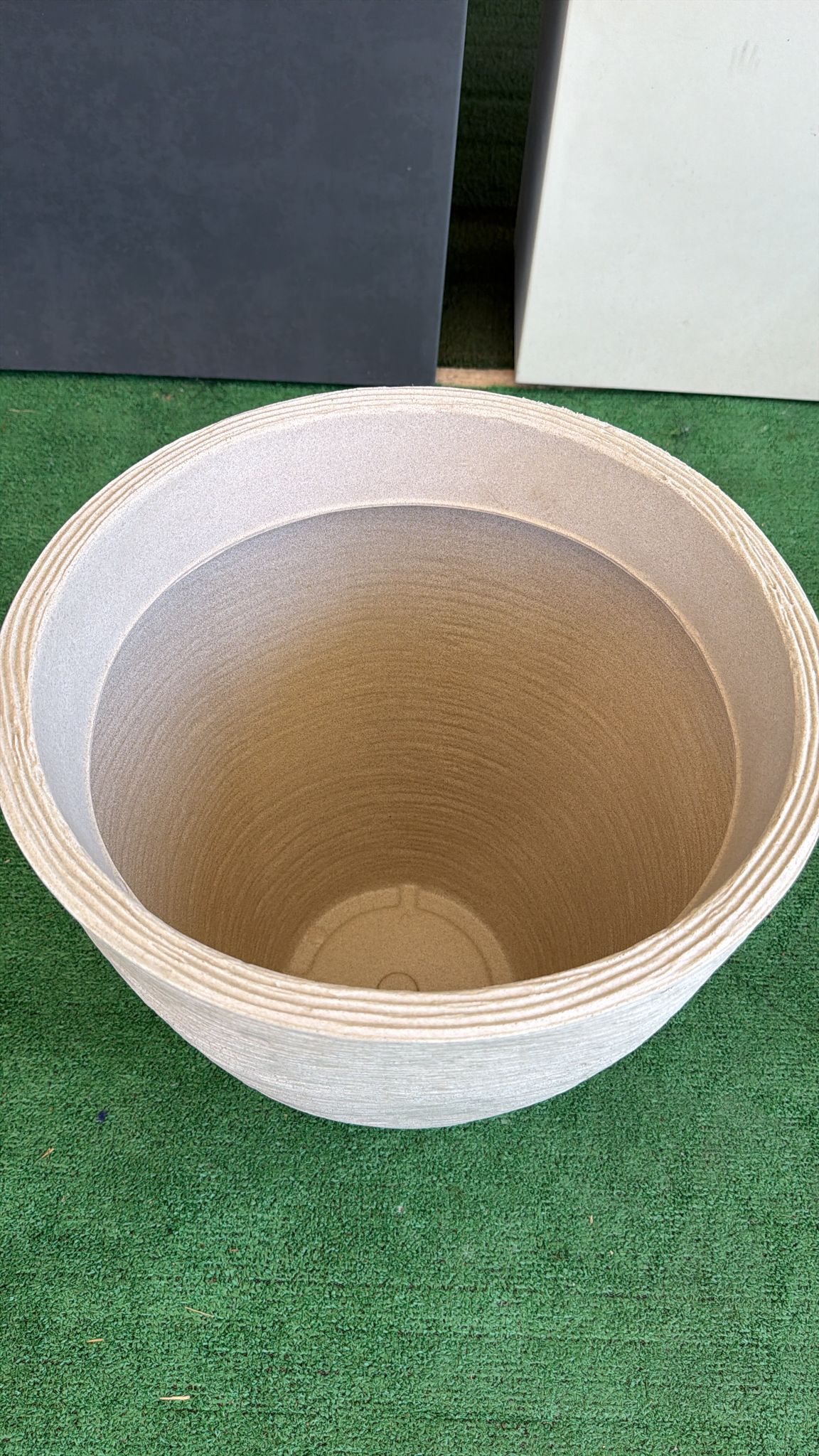 Vaso Effetto Cemento Ø40 x H43 cm