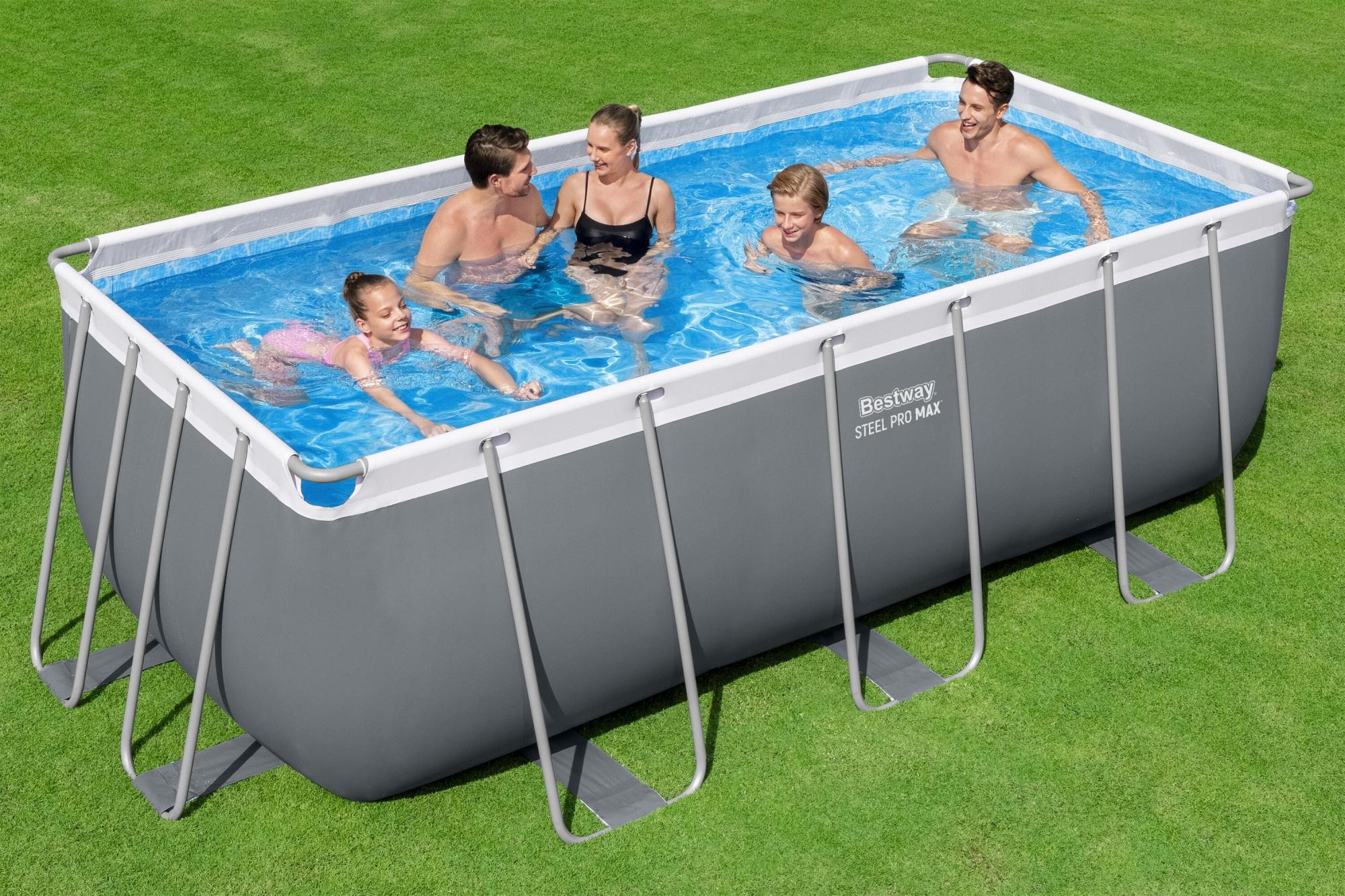 Set Piscina Bestway Steel Pro MAX 412x201x122 cm + Pompa Filtro a Sabbia – Cod. 56457
