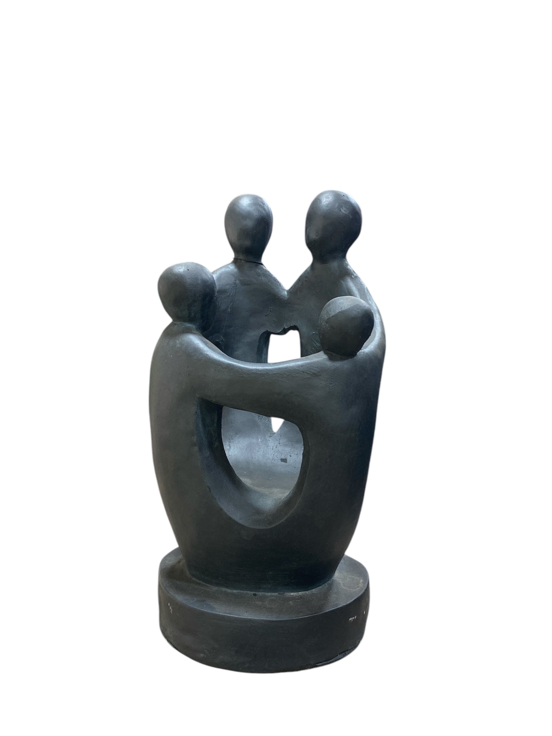Statua Famiglia in Polimagnesio (4 Persone)