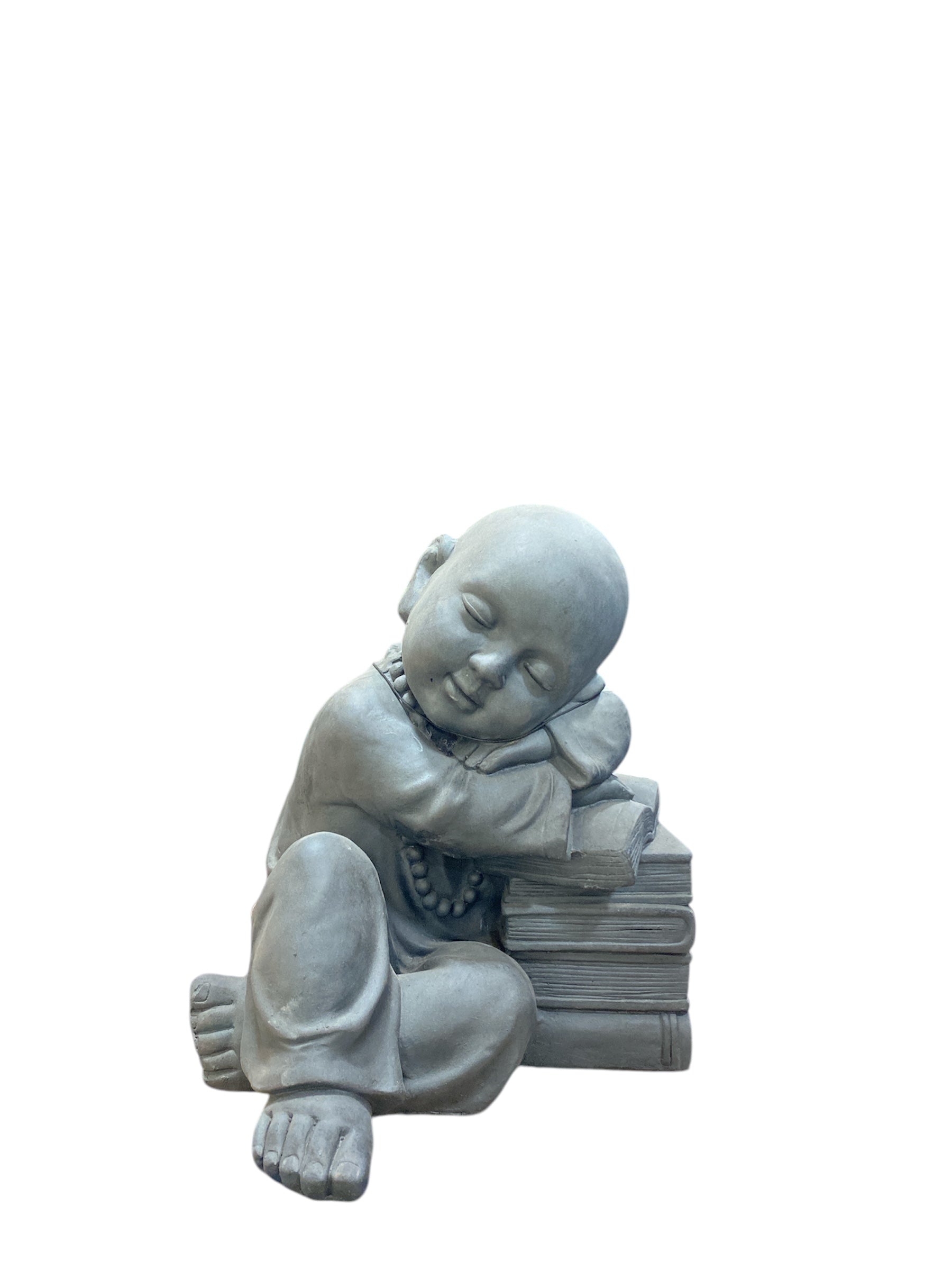Statua Monaco Zen in Polimagnesio 39,5 cm