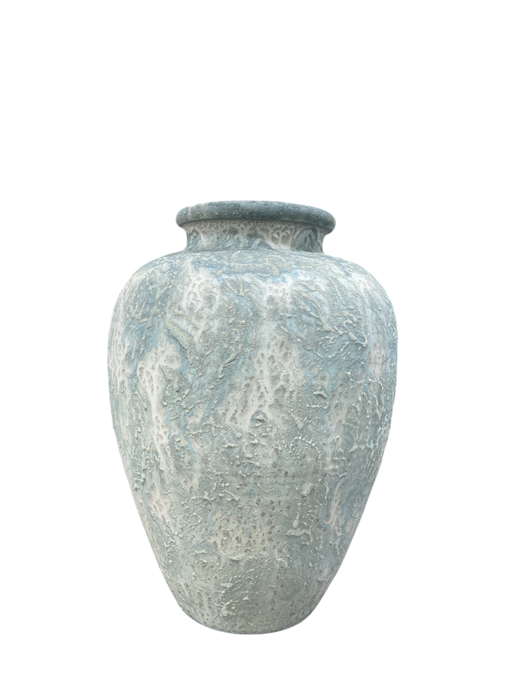 Vaso in Ceramica Celestino 28 cm – Elegante Porta Fiori per Interno ed Esterno