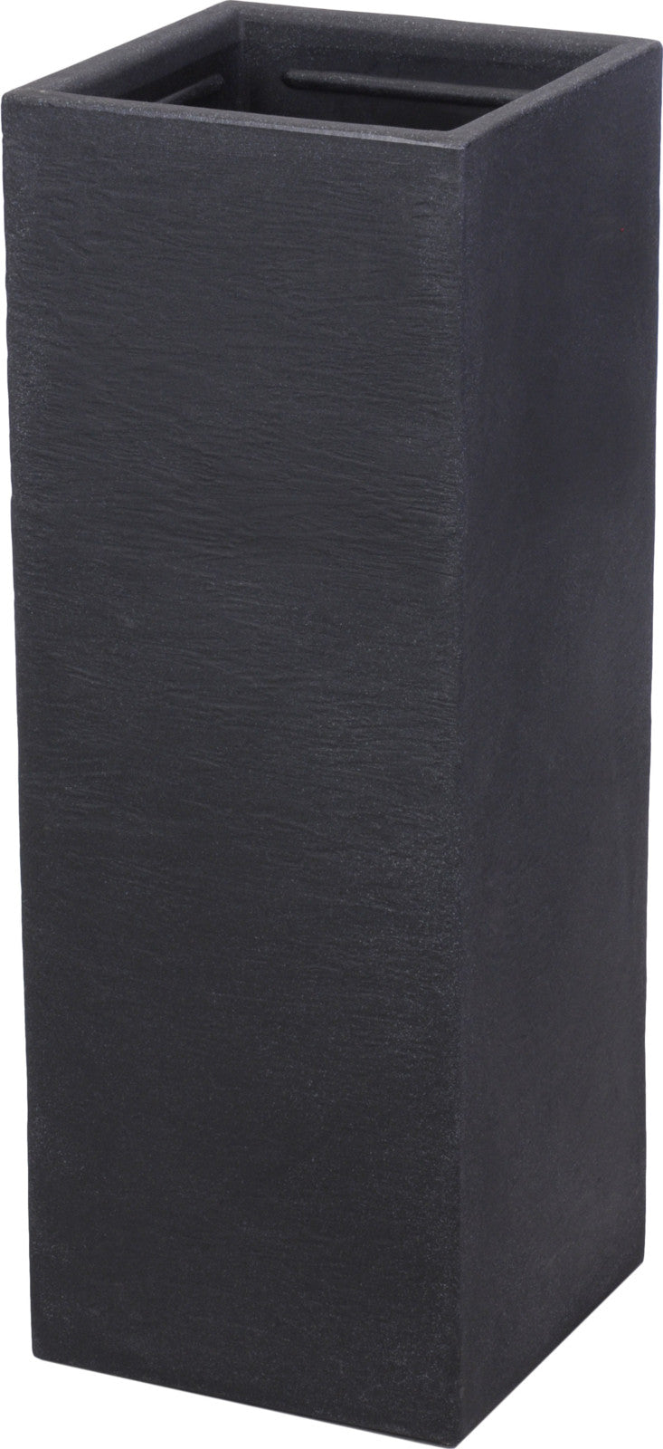 Vaso Alto in PE Antracite – 30 × 30 × 80 cm cod. Y54191490
