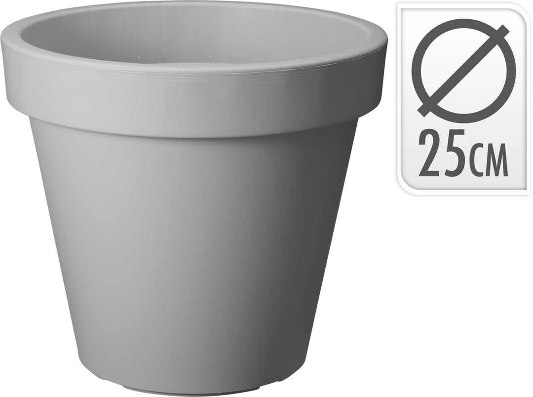 Vaso in PP – Ø 25 × 22 cm – Grigio cod. Y54197720/10