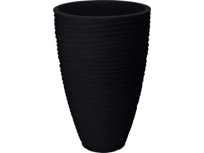 Vaso Sylt Antracite Ø40xH60 cm – Vaso Alto Moderno in Polietilene
