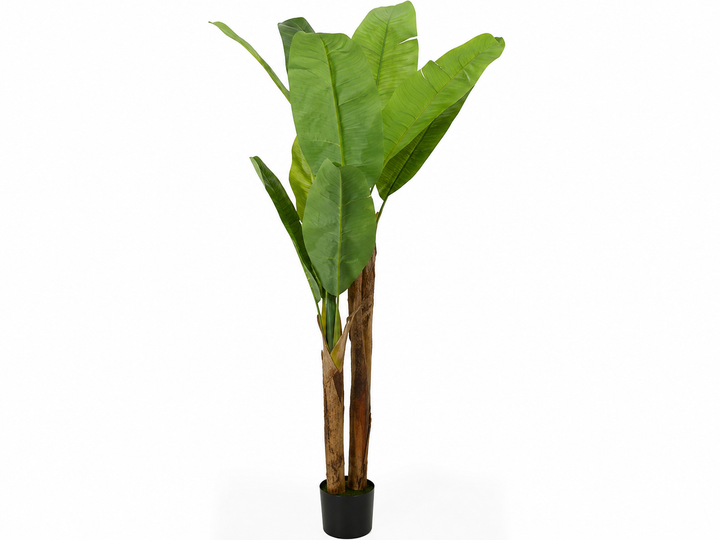 Banano Artificiale 95x160 cm – Pianta Tropicale con Tronchi Effetto Naturale