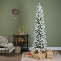 Albero di Natale Slim Fir innevato 180 cm - immagine 6