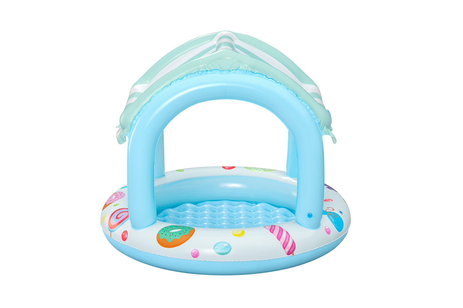 Bestway® Sweet Shop™ Ø104 x H84 cm – Piscinetta Gonfiabile con Parasole
