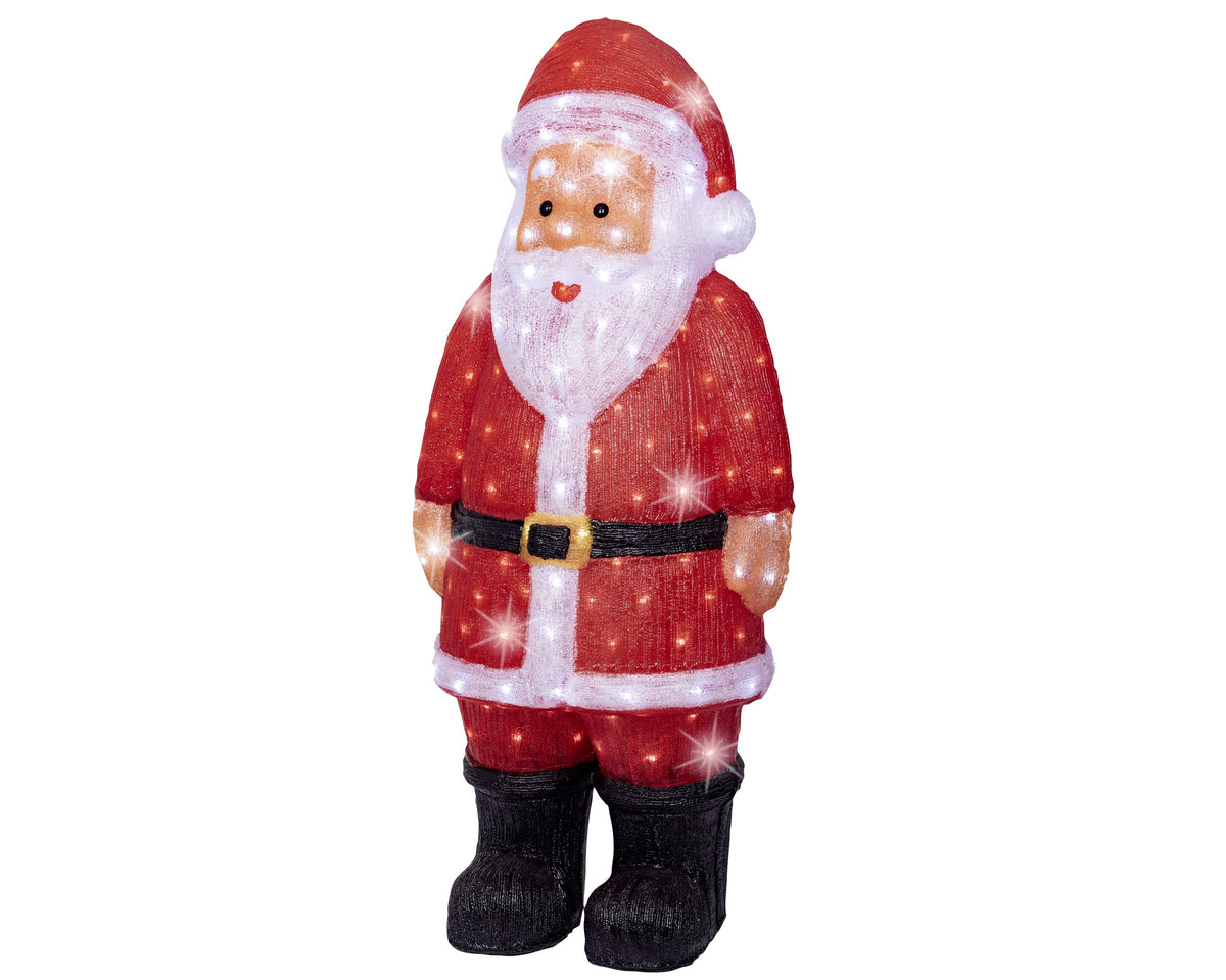 Babbo Natale LED in acrilico 108 cm da esterno - immagine 3