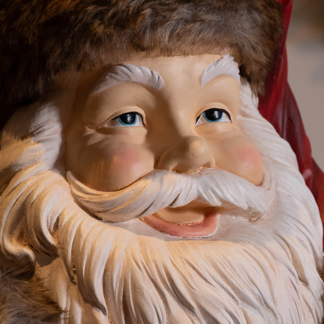 Babbo Natale tradizionale Gigante (H166 cm) Klaus e i regali (cod. 531070)