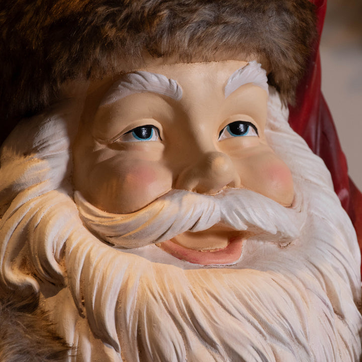 Babbo Natale tradizionale Gigante (H166 cm) Klaus e i regali (cod. 531070)