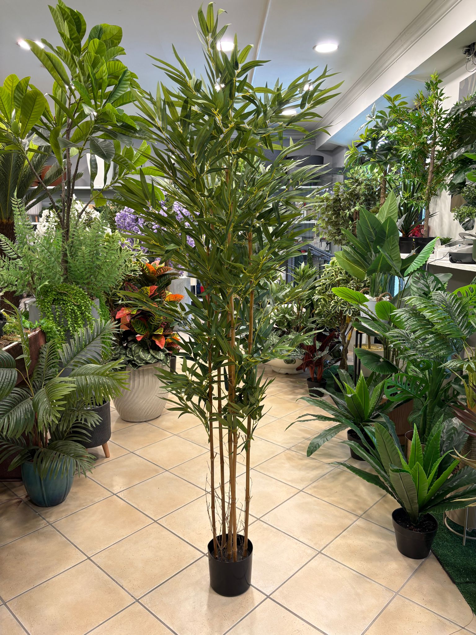 Albero di Bambu Artificiale 180 cm — Linea El Botijero