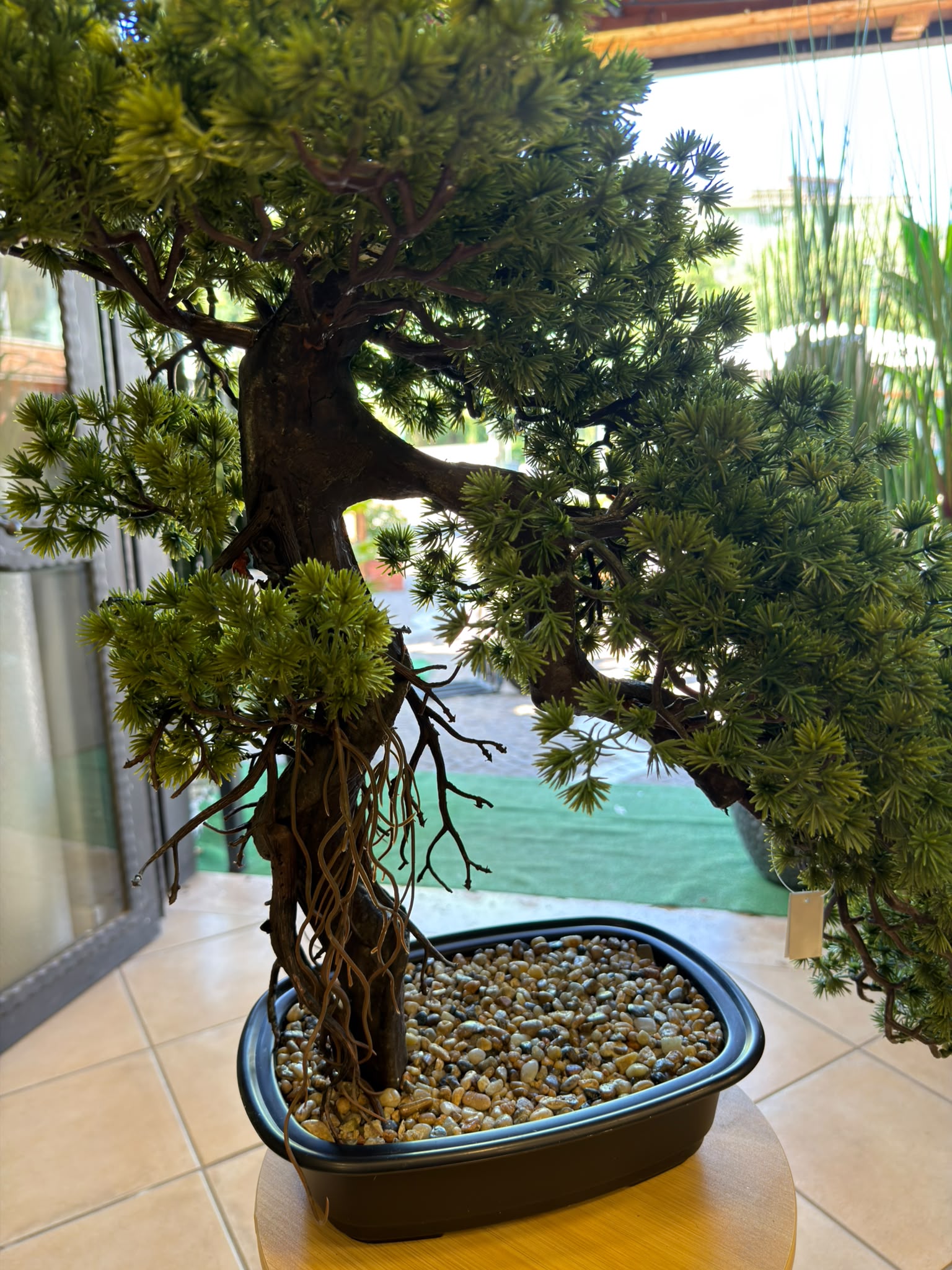 Bonsai Artificiale Premium con Tronco Effetto Naturale – 60 cm