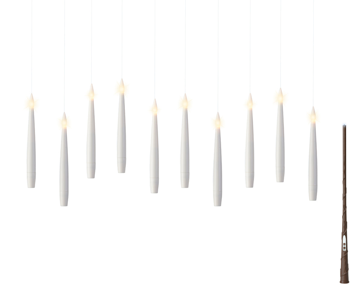 Candele LED magiche bianche 15 cm - immagine 3