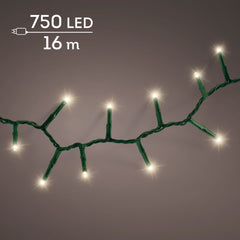Catena LED Compact 16 m bianco caldo da esterno