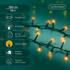 Catena LED Compact 16 m classic warm da esterno - immagine 3