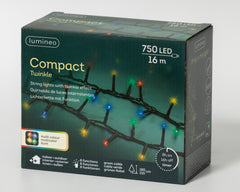 Catena LED Compact 16 m multicolor da esterno - immagine 2
