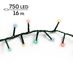 Catena LED Compact 16 m multicolor da esterno - immagine 8