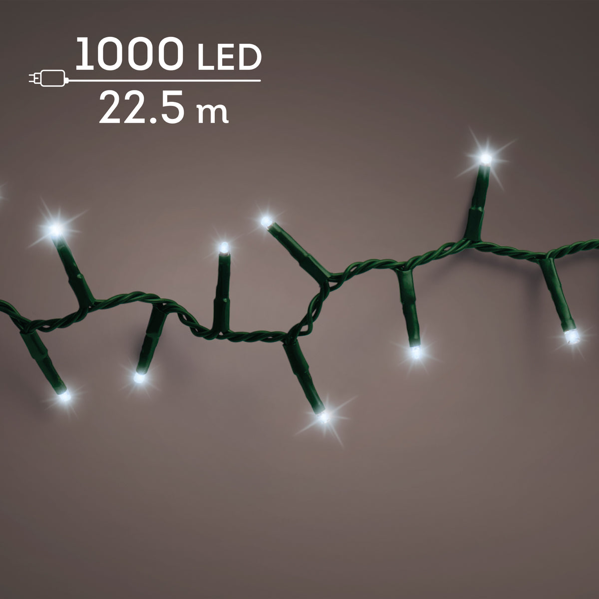 Catena LED Compact 22,5 m bianco freddo da esterno