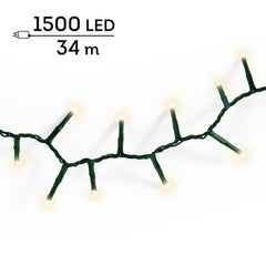 Catena LED Compact 34 m bianco caldo da esterno - immagine 8