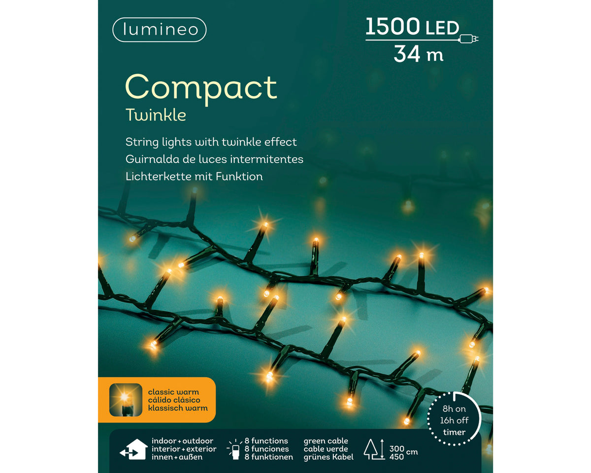 Catena LED Compact 34 m classic warm da esterno - immagine 2