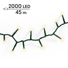 Catena LED Compact 45 m bianco caldo da esterno - immagine 8