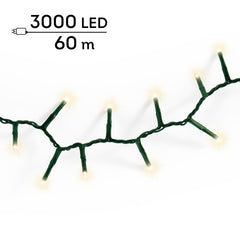 Catena LED Compact 60 m bianco caldo da esterno - immagine 8