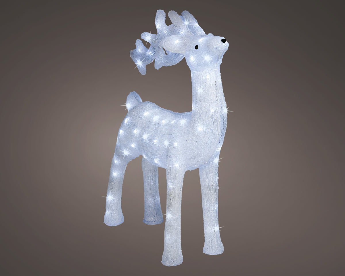 Cervo LED in acrilico 71 cm da esterno