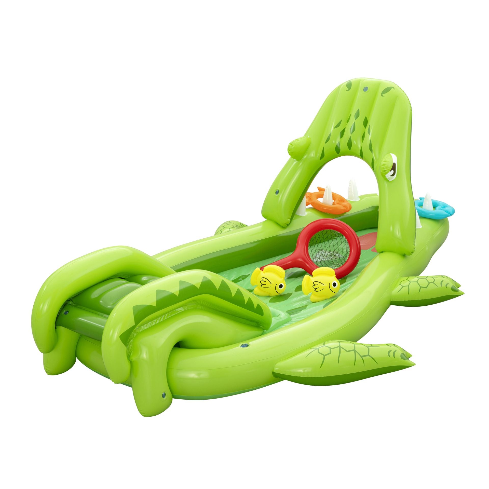 Bestway Play Center Later Gator a Forma di Coccodrillo 234x163x87 cm