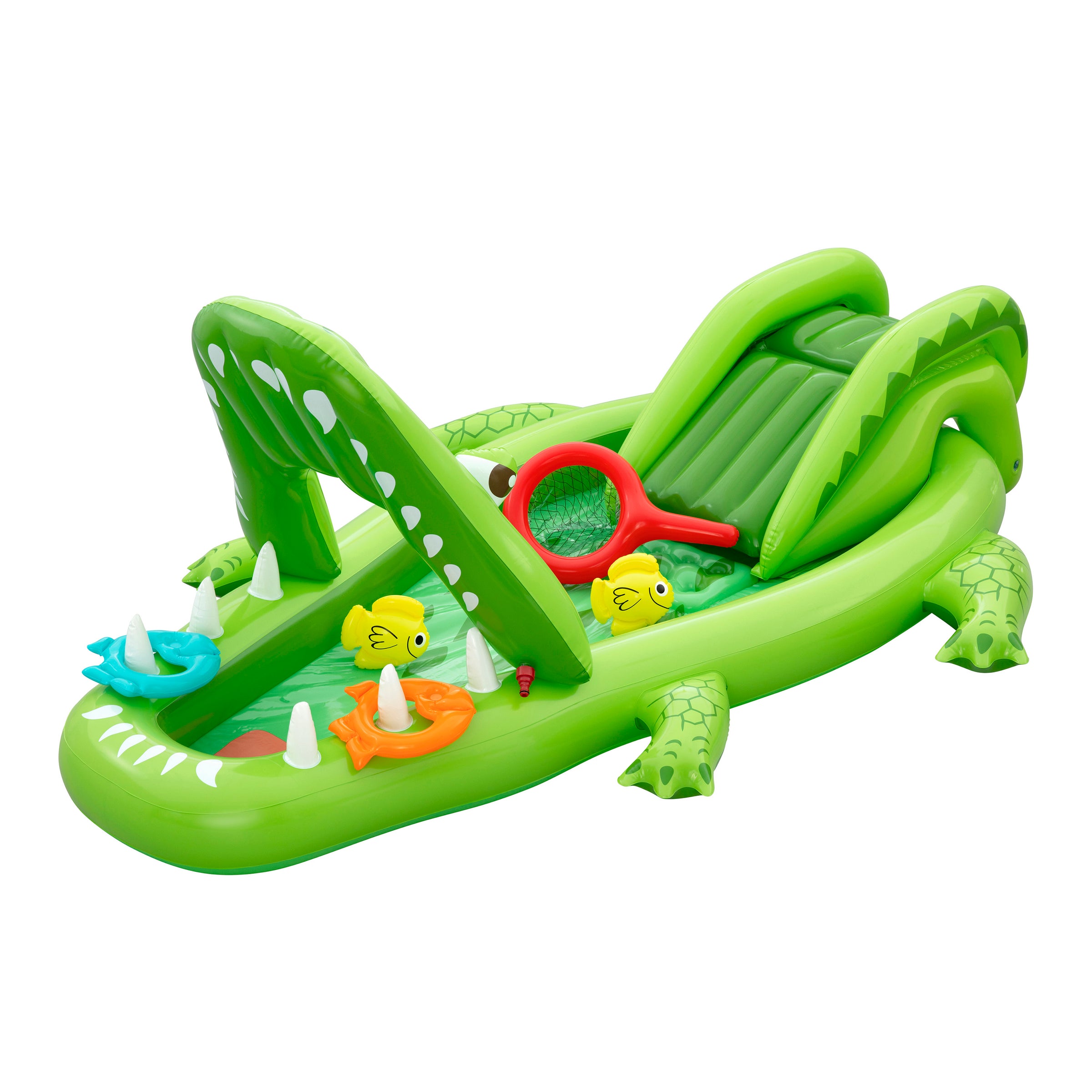 Bestway Play Center Later Gator a Forma di Coccodrillo 234x163x87 cm