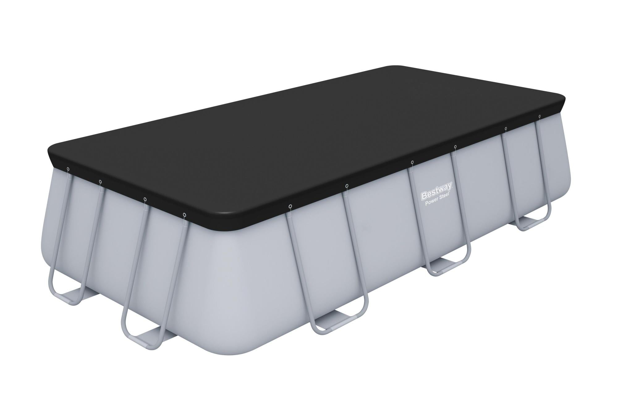 Copripiscina Steel Pro Rettangolare 400x211x81 cm – Telo Copertura per Piscina Fuori Terra