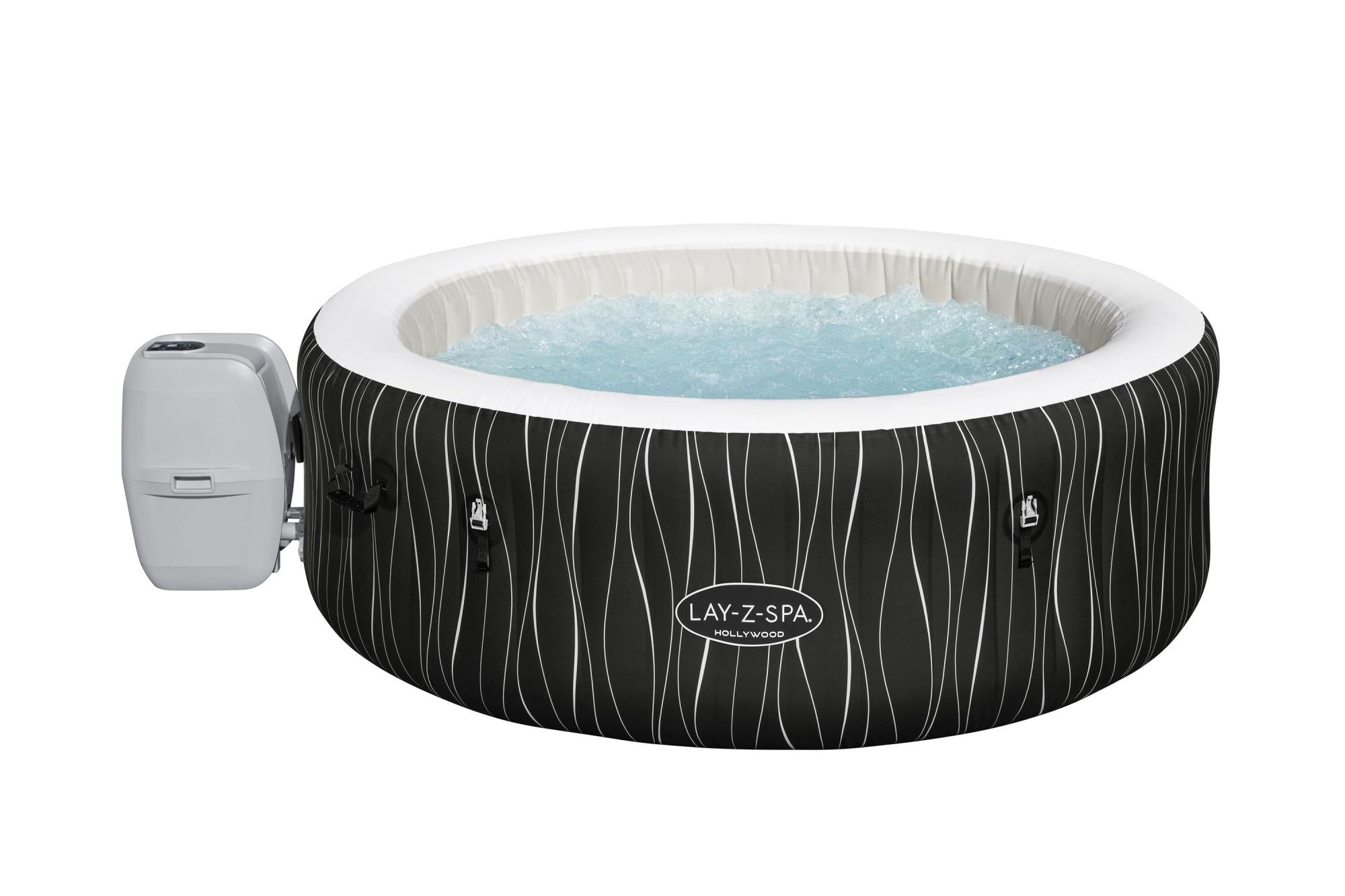 Idromassaggio Gonfiabile Lay-Z-Spa Hollywood AirJet 4-6 Persone – 140 Getti, LED e Riscaldamento 40°C