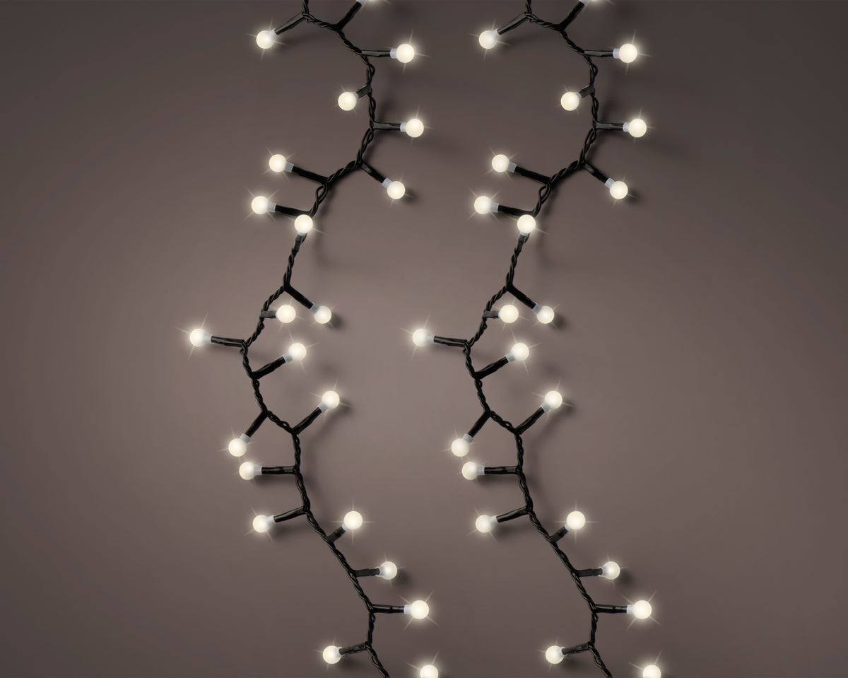 Luci Cherry LED 16 m bianco caldo da esterno