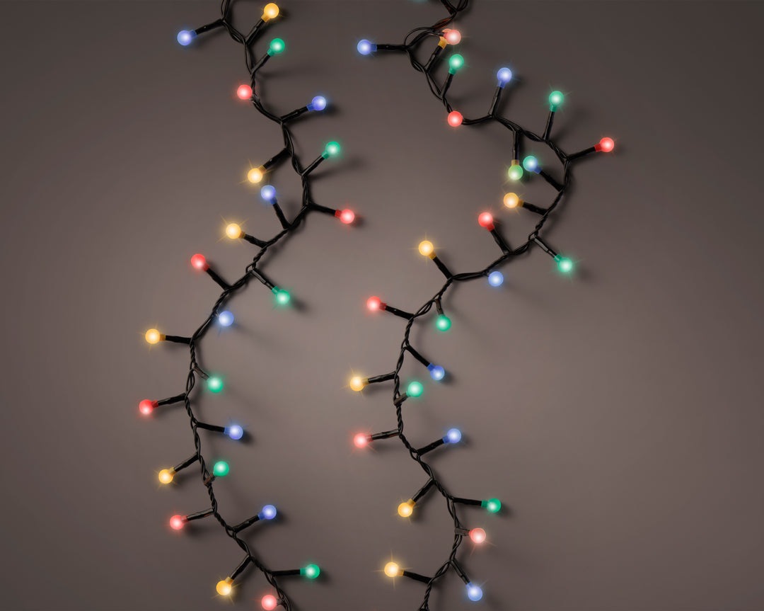 Luci Cherry LED 16 m multicolor da esterno