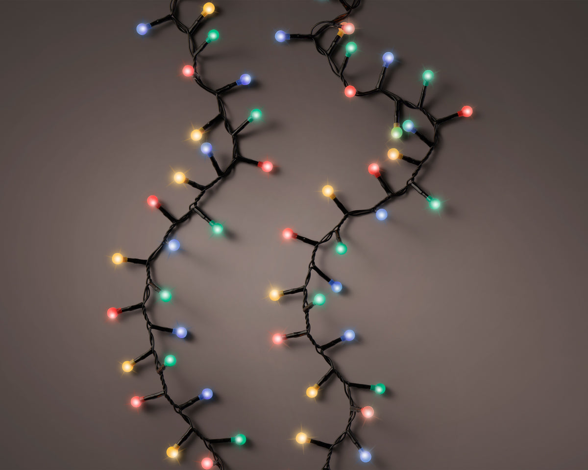Luci Cherry LED 16 m multicolor da esterno