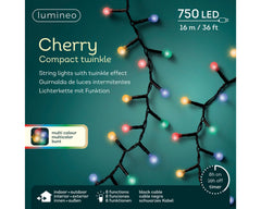 Luci Cherry LED 16 m multicolor da esterno - immagine 2