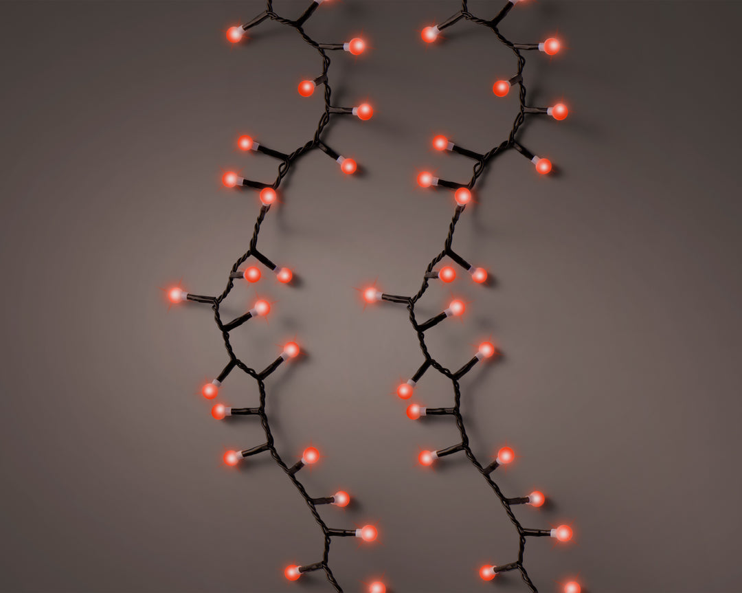 Luci Cherry LED 16 m rossa da esterno