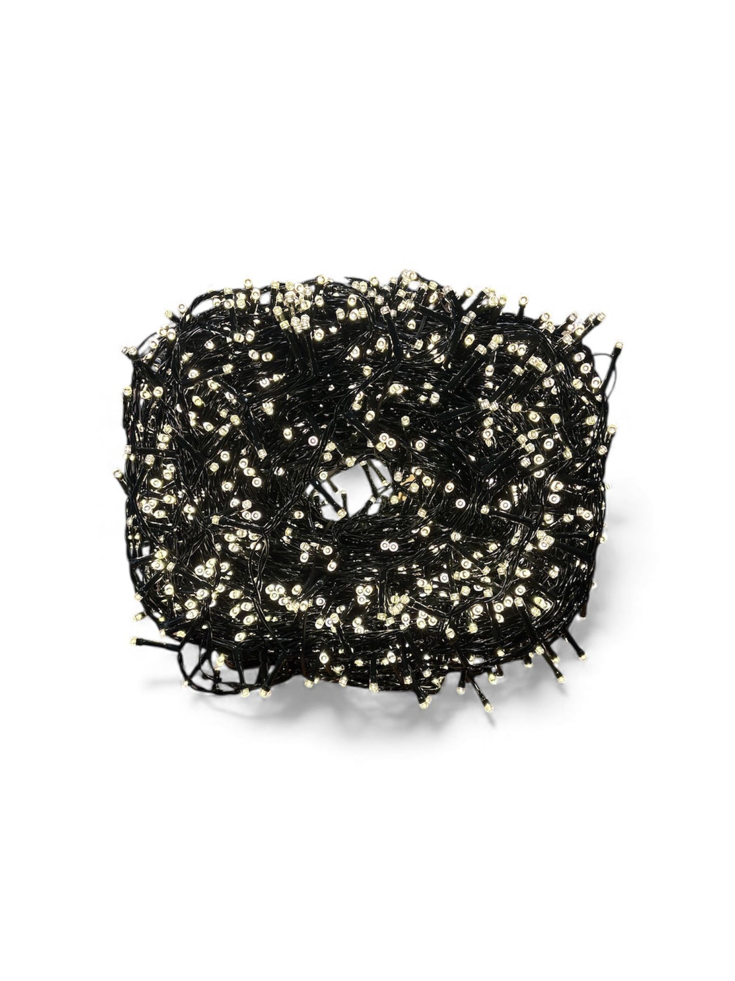 Catena Luminosa LED 2000 MicroLED (Cavo Verde,Bianco Naturale)