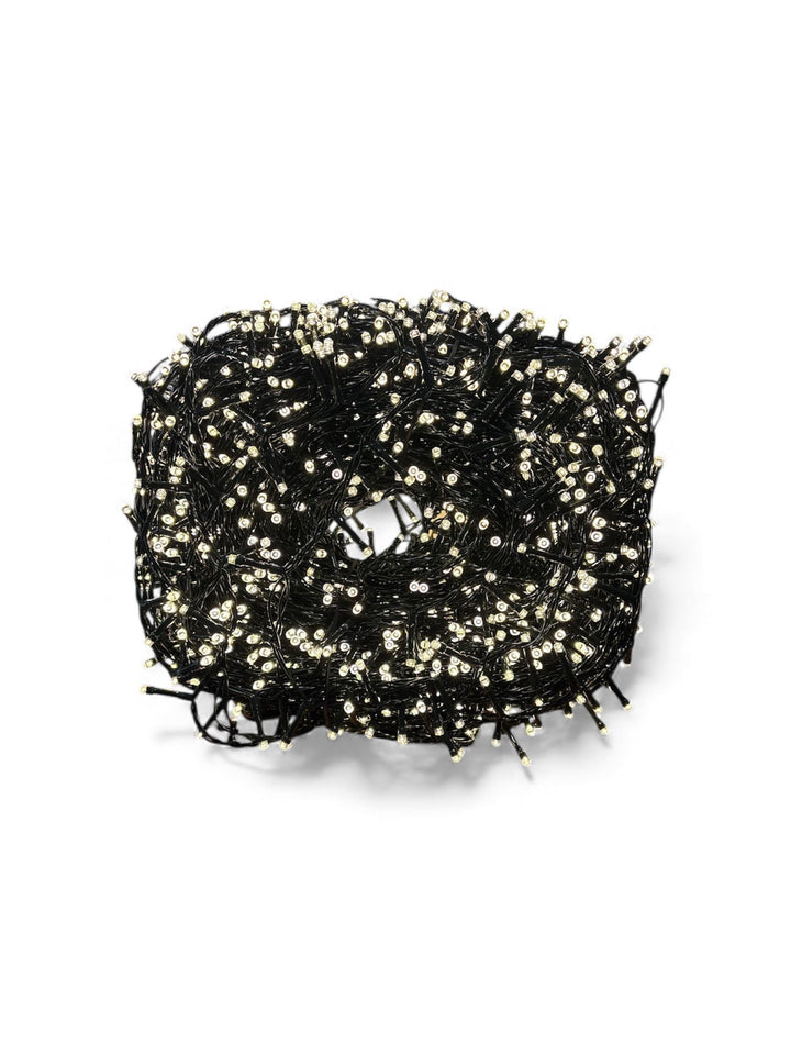 Catena Luminosa LED 2000 MicroLED (Cavo Verde,Bianco Naturale)