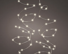 Micro luci LED 18 m bianco caldo da esterno