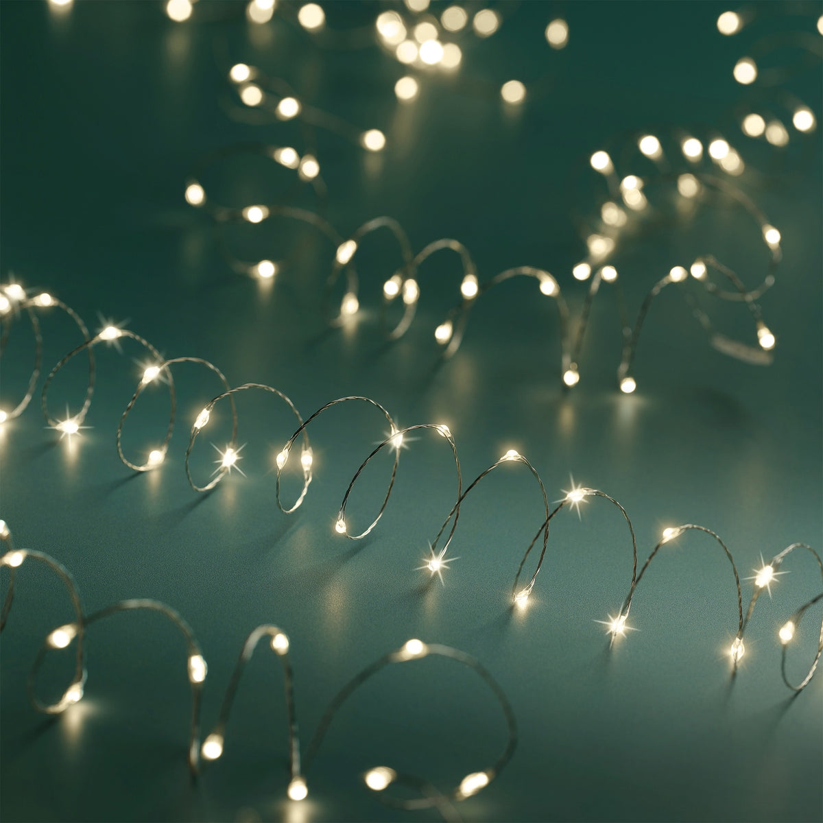 Micro luci LED 18 m bianco caldo da esterno - immagine 5