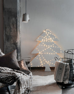 Micro luci LED 18 m bianco caldo da esterno - immagine 7