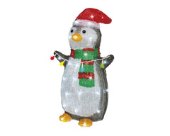 Pinguino LED in acrilico 45 cm da esterno - immagine 3