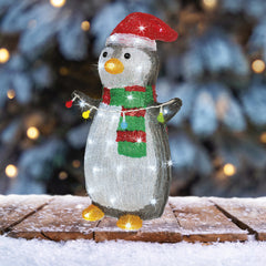 Pinguino LED in acrilico 45 cm da esterno - immagine 4