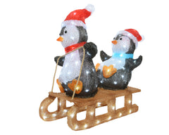 Pinguino LED in acrilico 56,5 cm da esterno - immagine 3