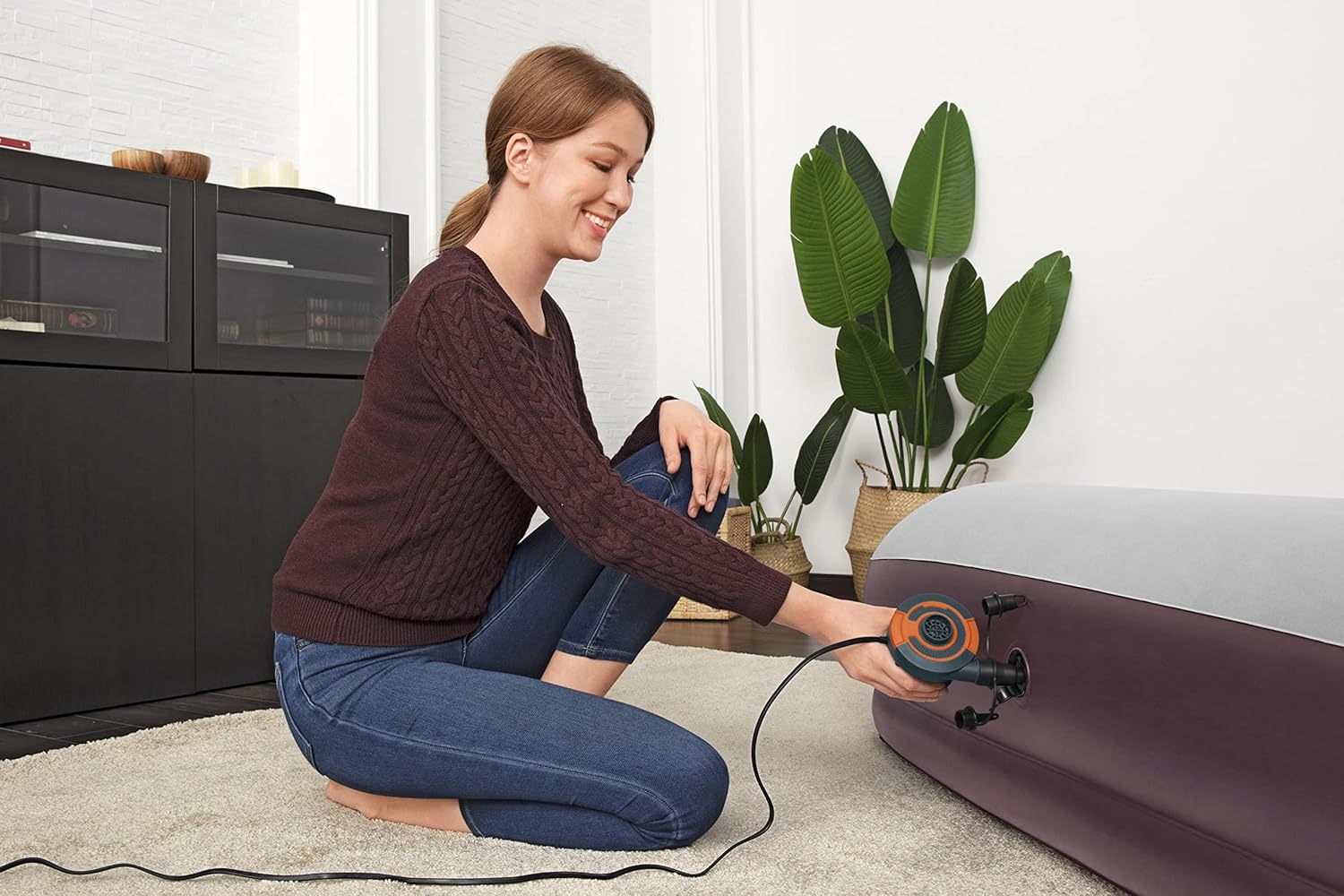 Pompa di Gonfiaggio Elettrica Bestway PowerTouch CA – 680 L/min con 3 Adattatori